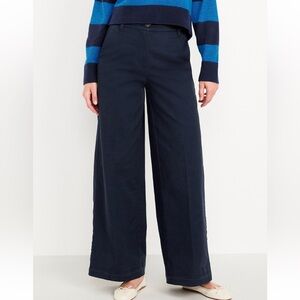 Old Navy Dark Blue Wide-Leg Pants
